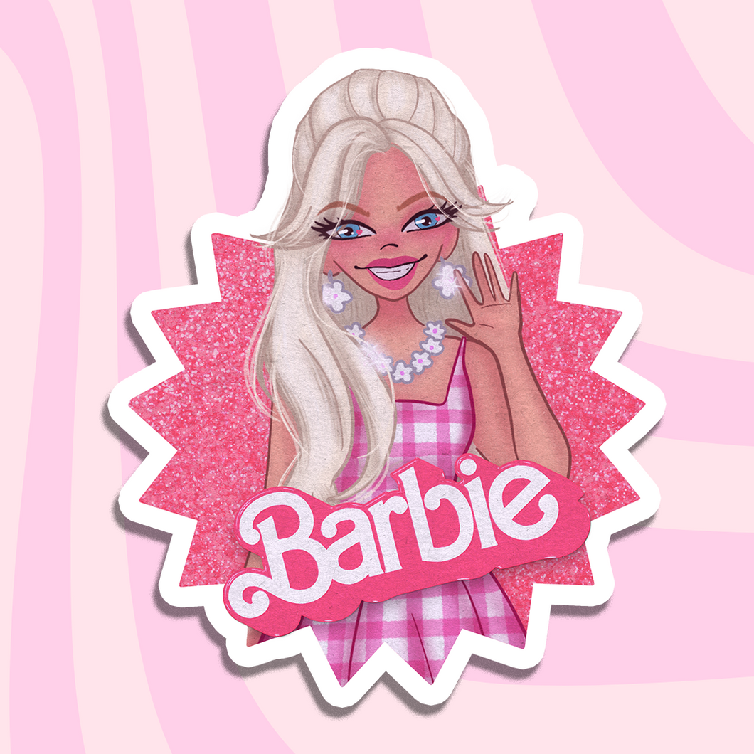 PLCS Barbie Sticker 2.5